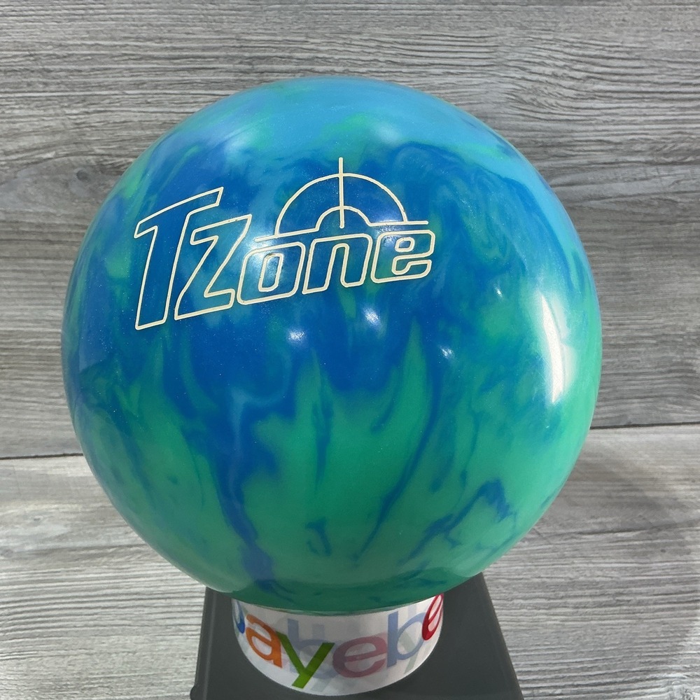 6 Pounds Lb Polyester Bowling Ball Brunswick T ZONE Teal Aqua BLUE NEW UNDRILLED